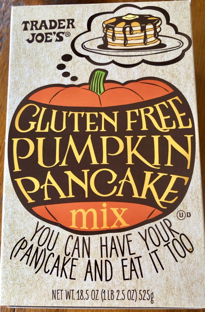 box mix of Gluten Free Pumpkin Pancake Mix