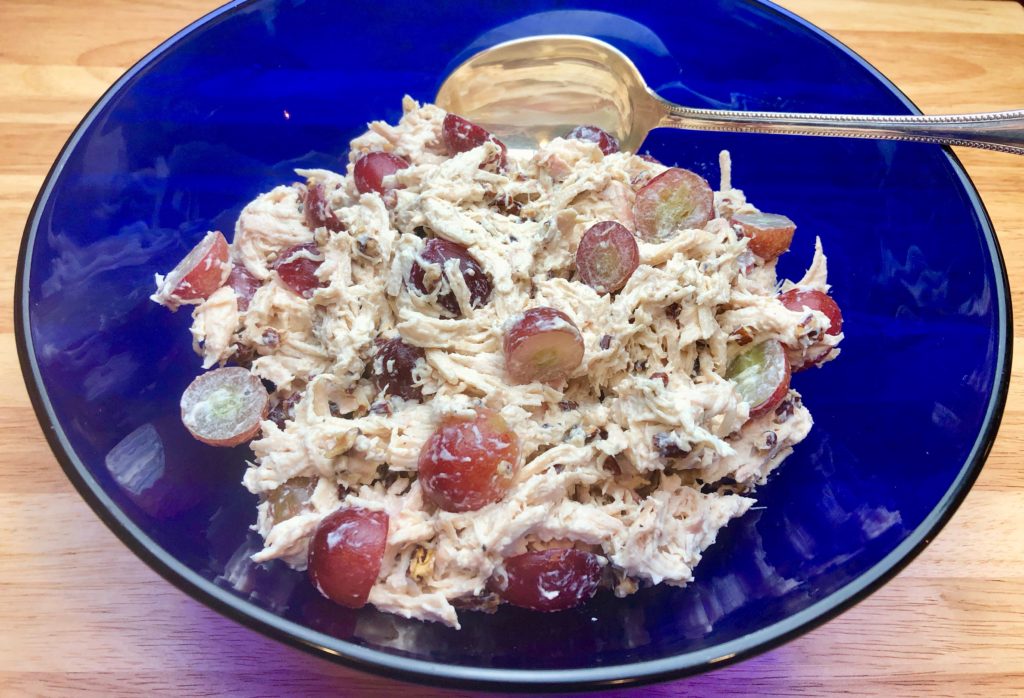 Chicken Salad with Grapes and Toasted Pecans – GF Chow
