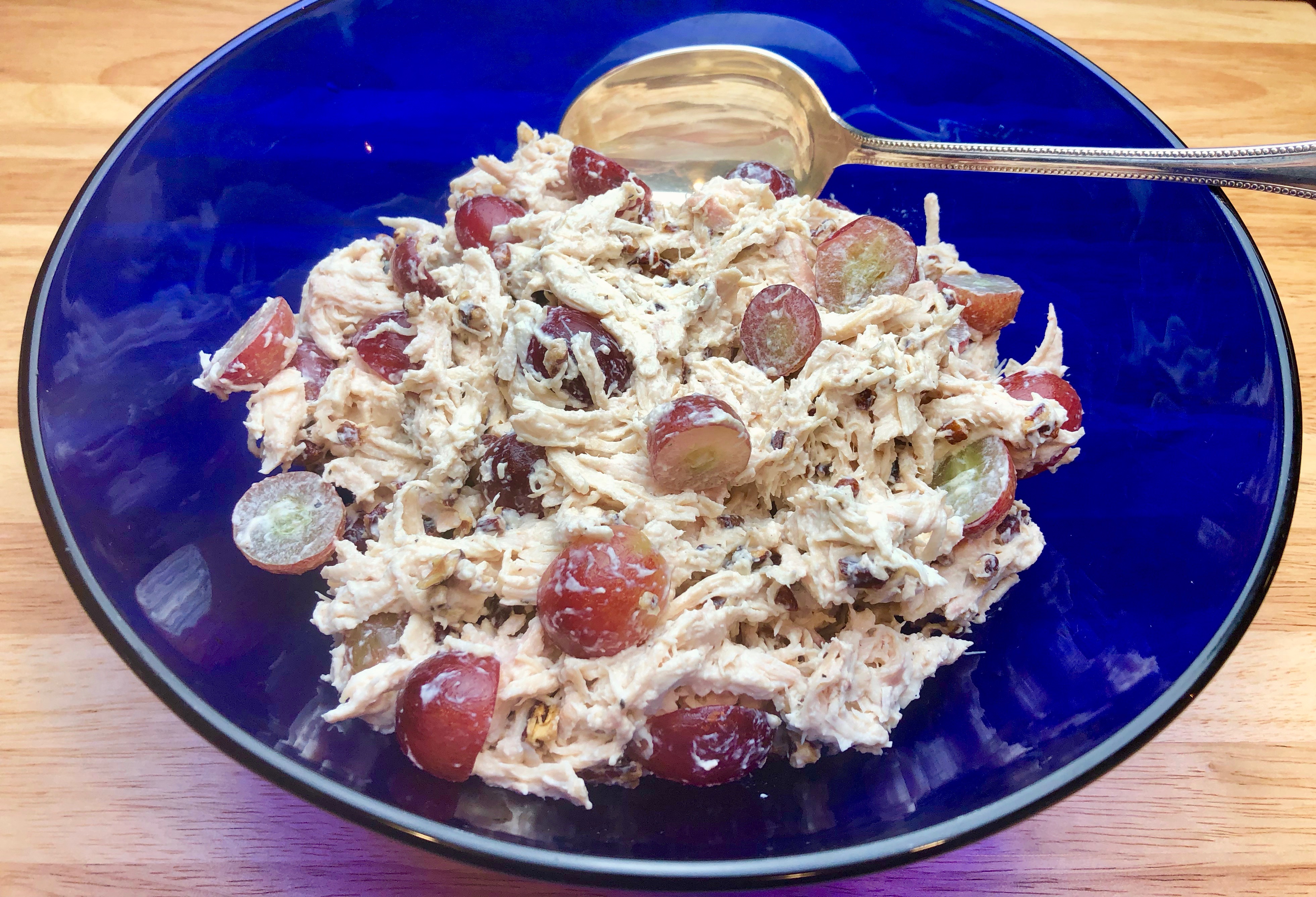 Chicken Salad with Grapes and Toasted Pecans
