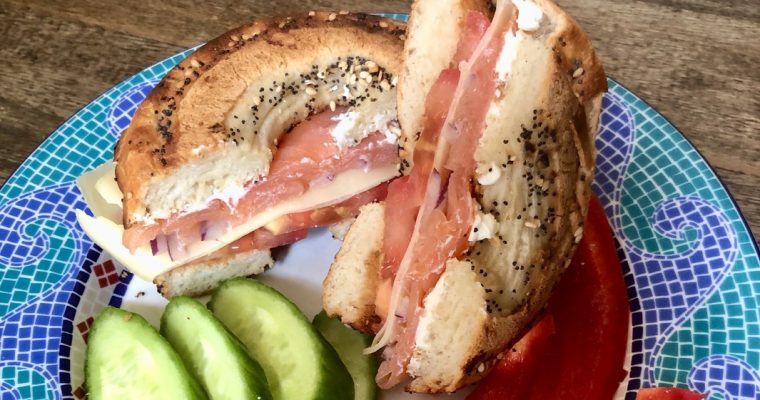 Gluten Free Bagels and Lox