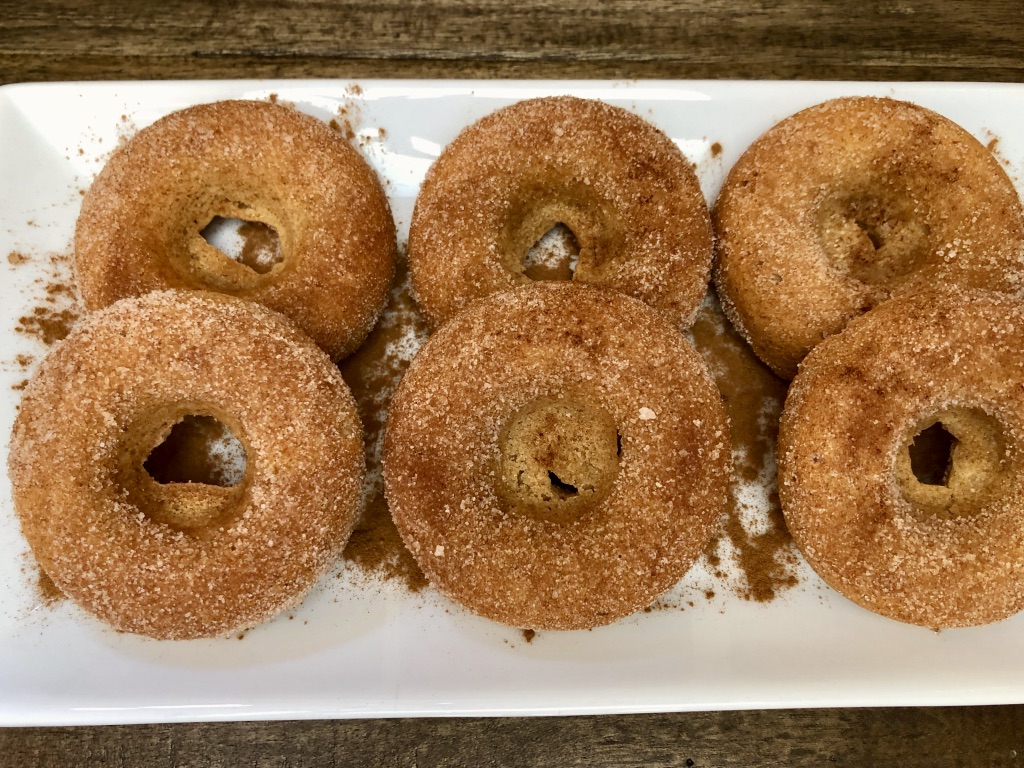 Baked Cider Doughnuts- (Gluten Free)