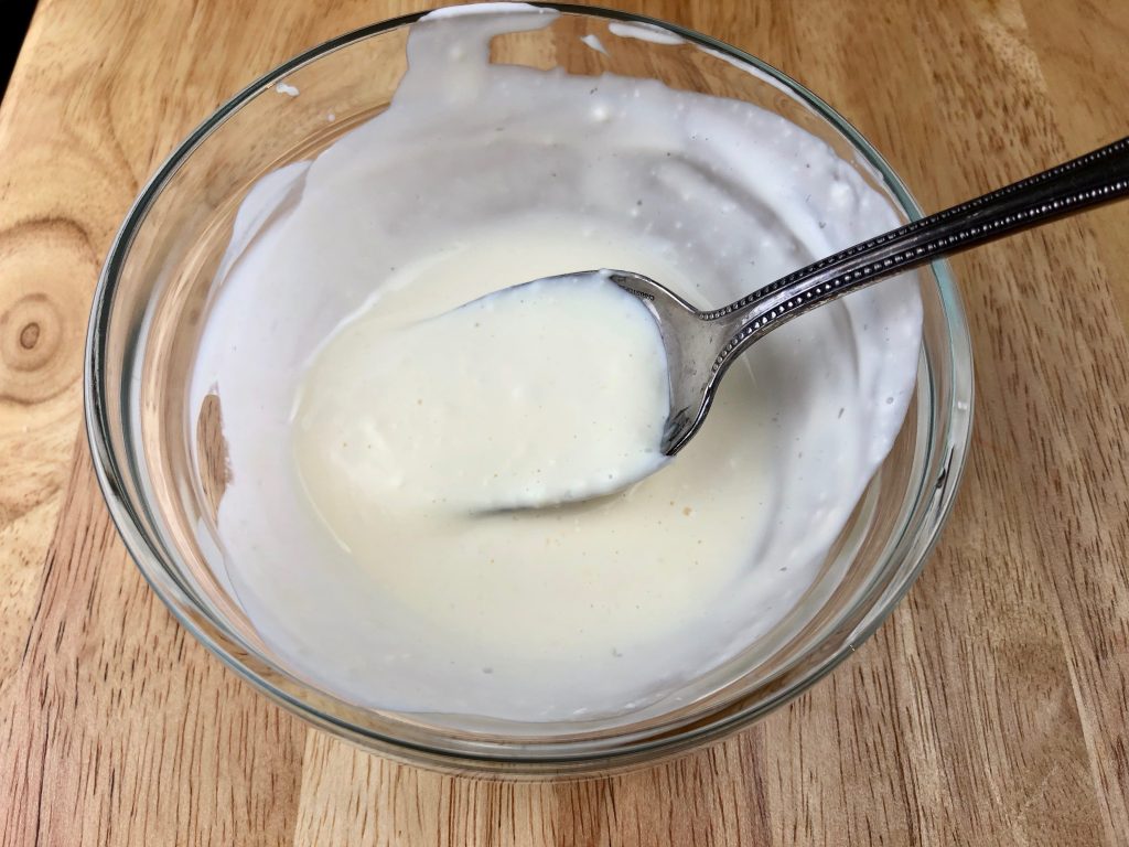 lime juice mixed into the mayo