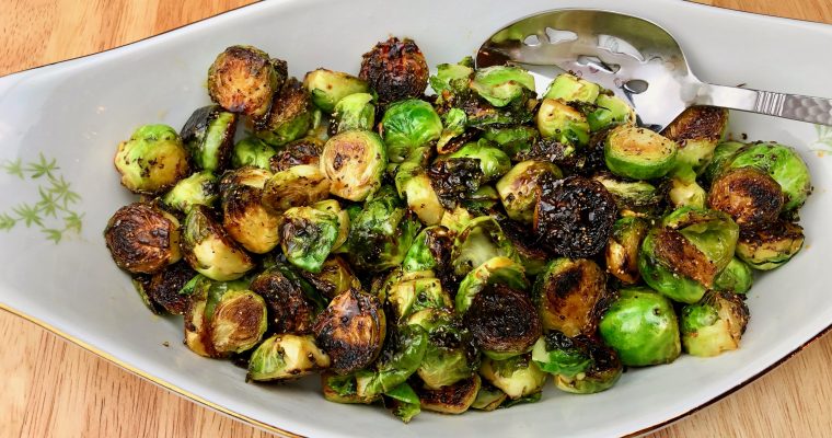 Spicy Honey-Glazed Brussels Sprouts