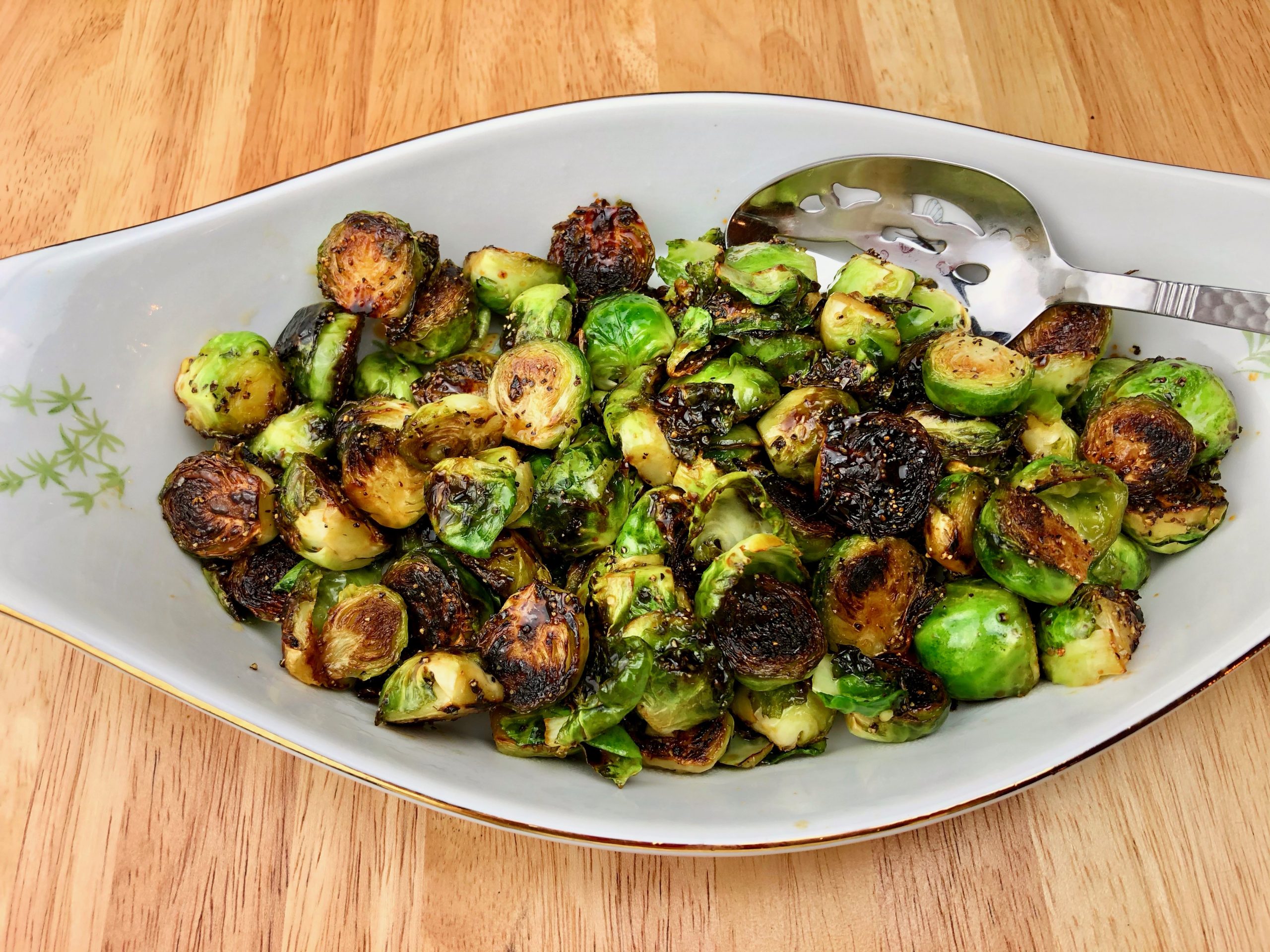 Spicy Honey-Glazed Brussels Sprouts