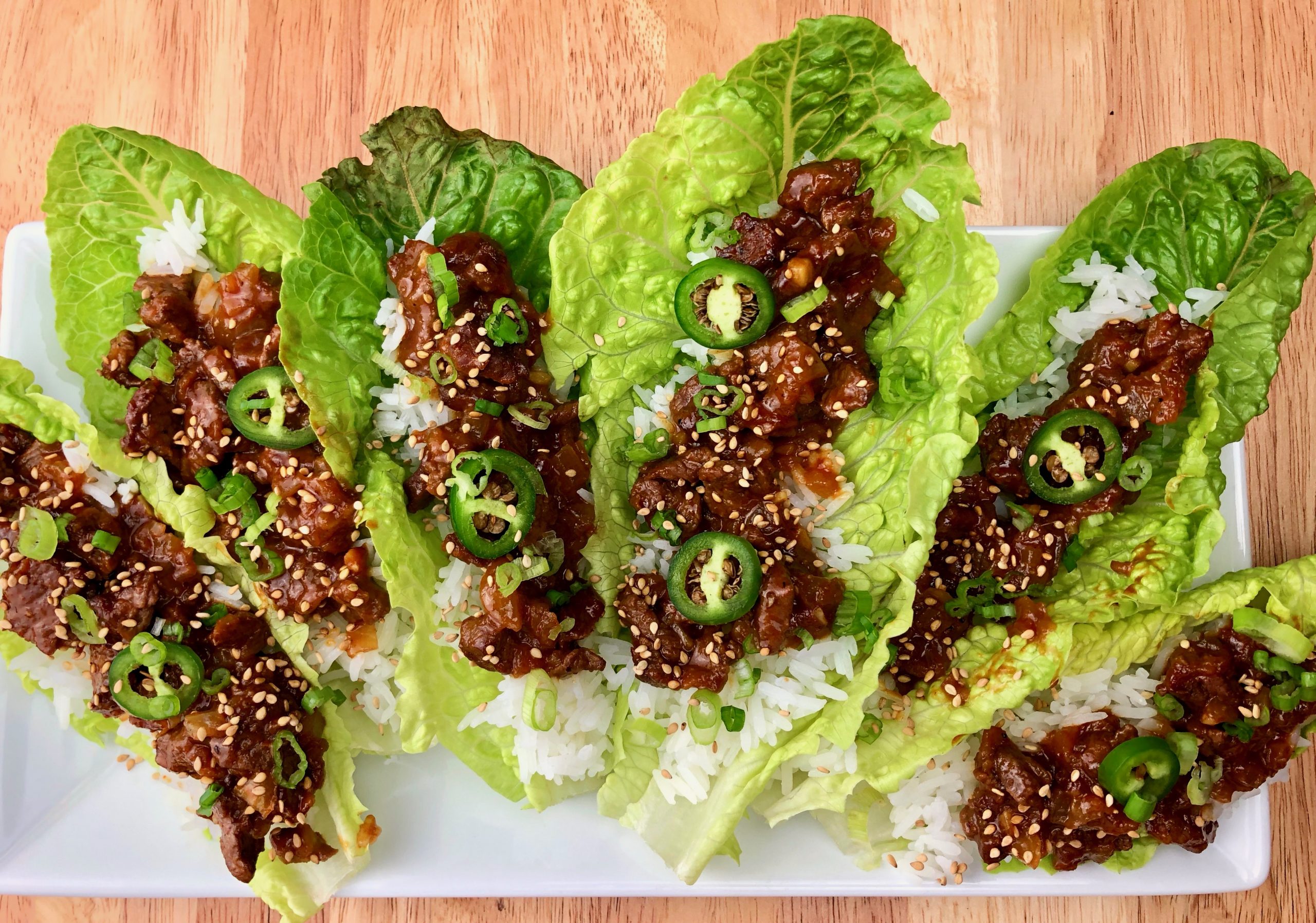 Korean-Style Steak Lettuce Wraps