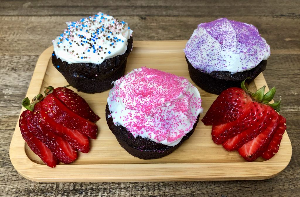 baked & decorated cupcakes