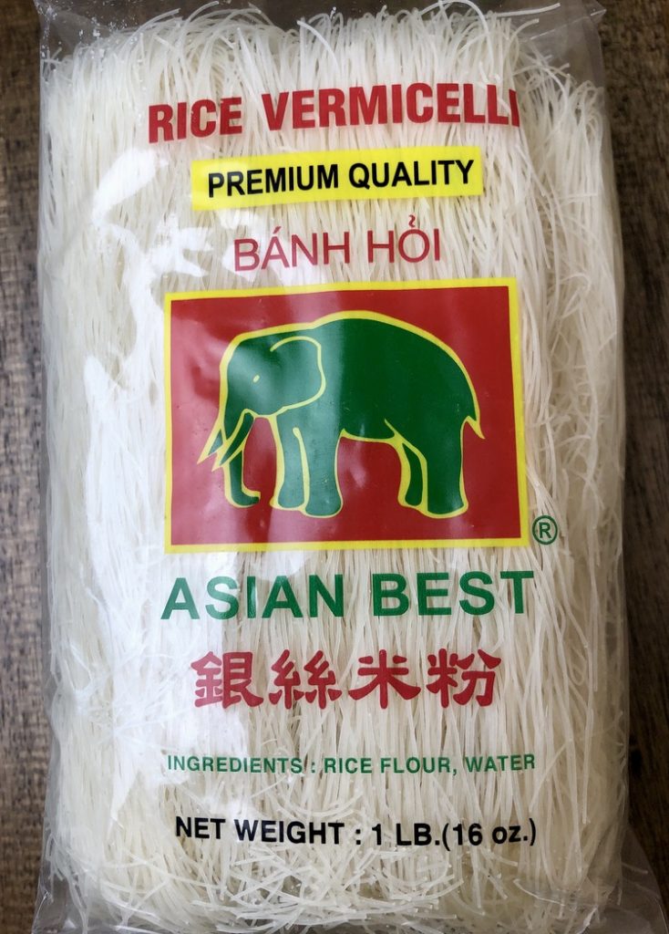 bag of dried rice vermicelli