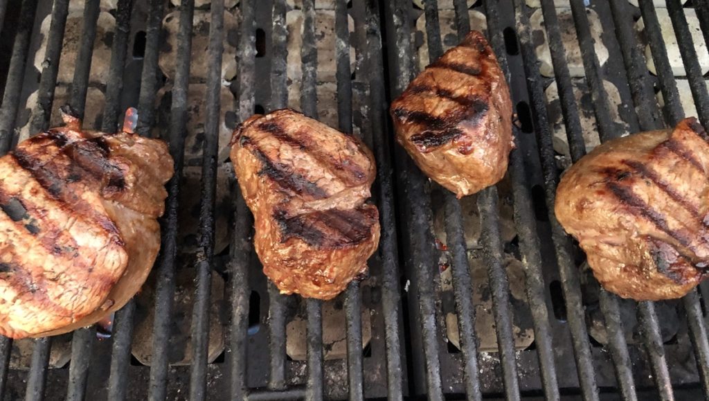 turn filets and finish grilling