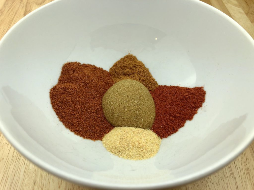 spice mixture for hot oil