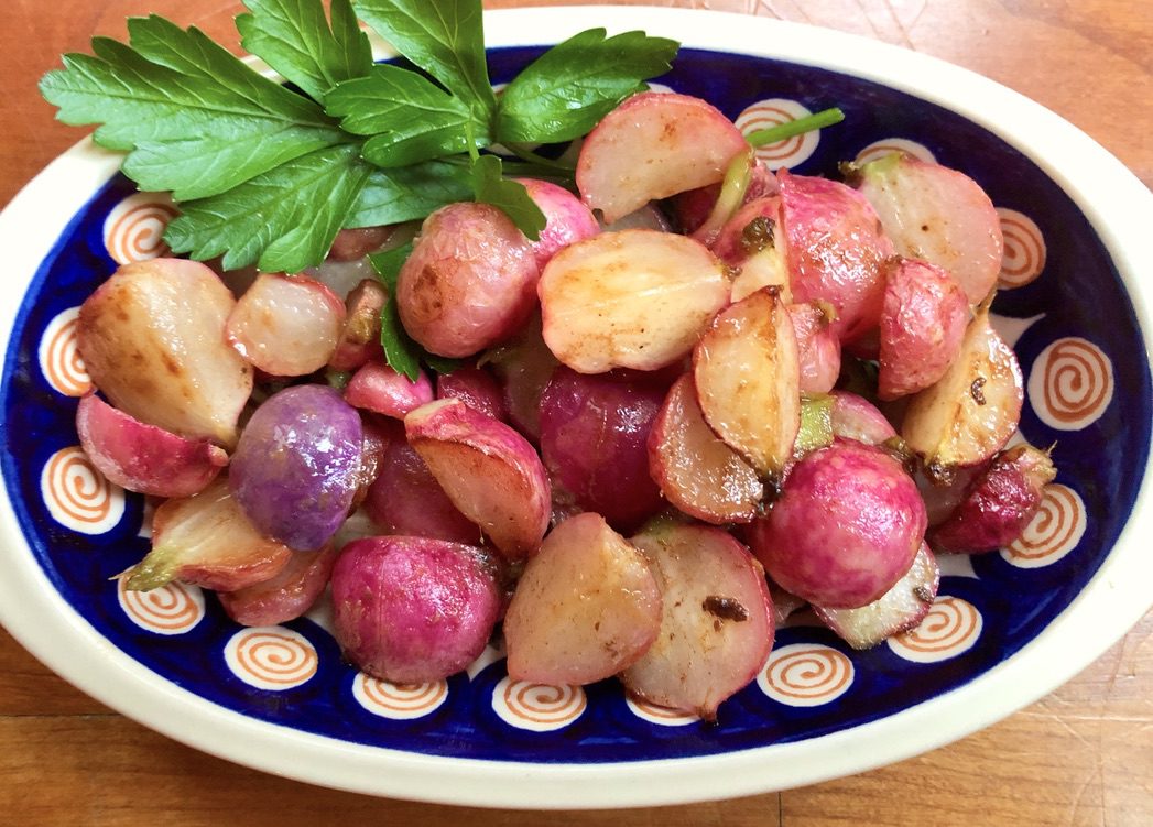 Radishes with Anchovy Butter