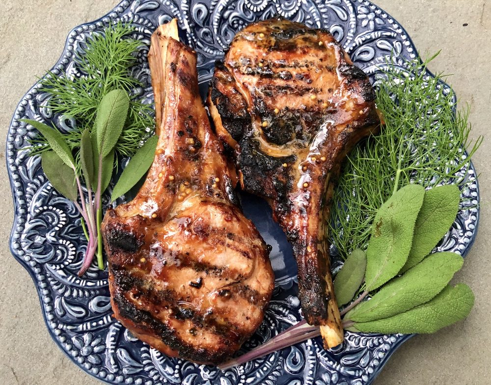 Veal Chops with Asian Honey Mustard Sauce – Gluten Free