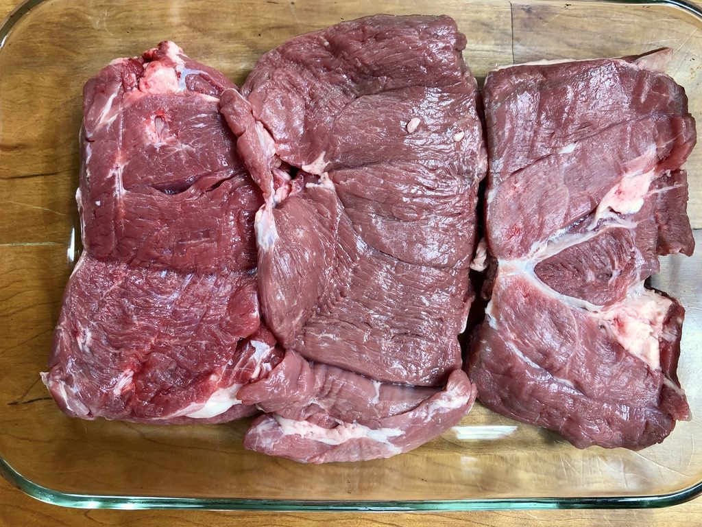 boneless leg of lamb steaks