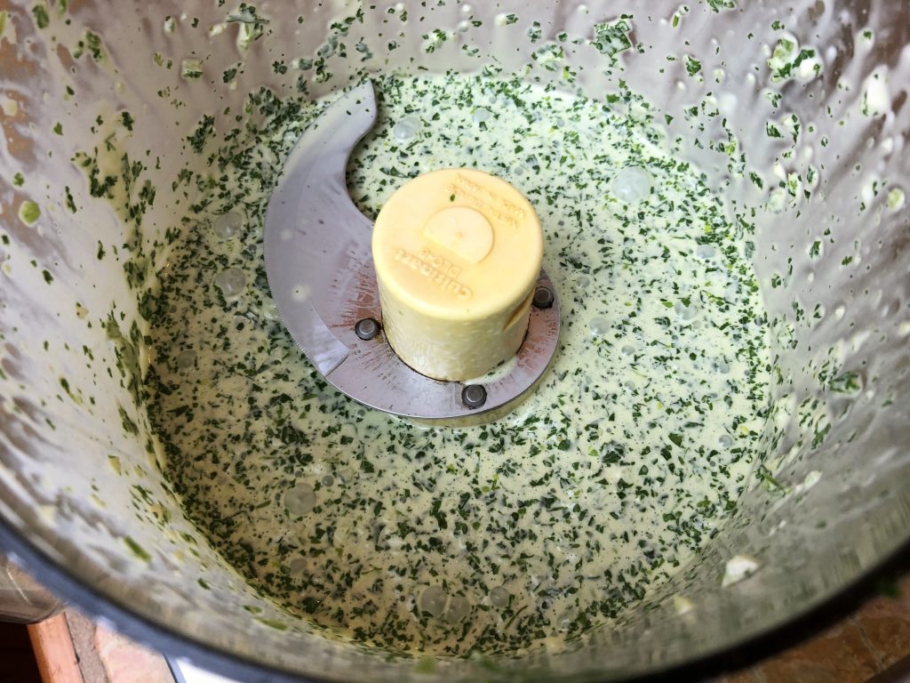 process mayo with cilantro until smooth