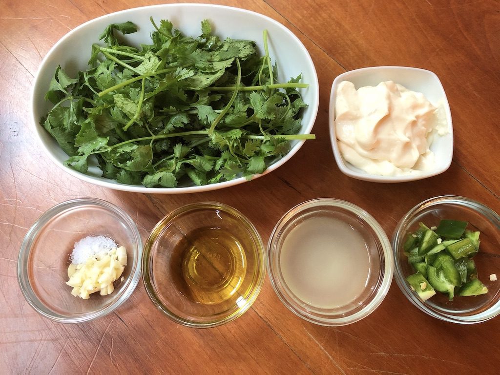 cilantro mayo ingredients