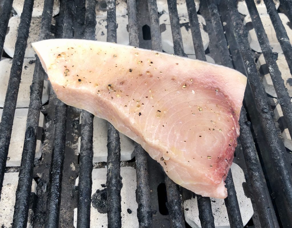 swordfish on the grill