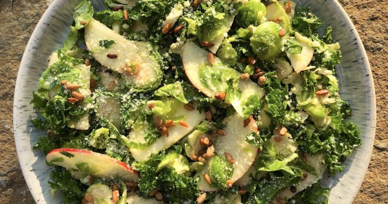 Winter-Crunch Kale and Apple Salad