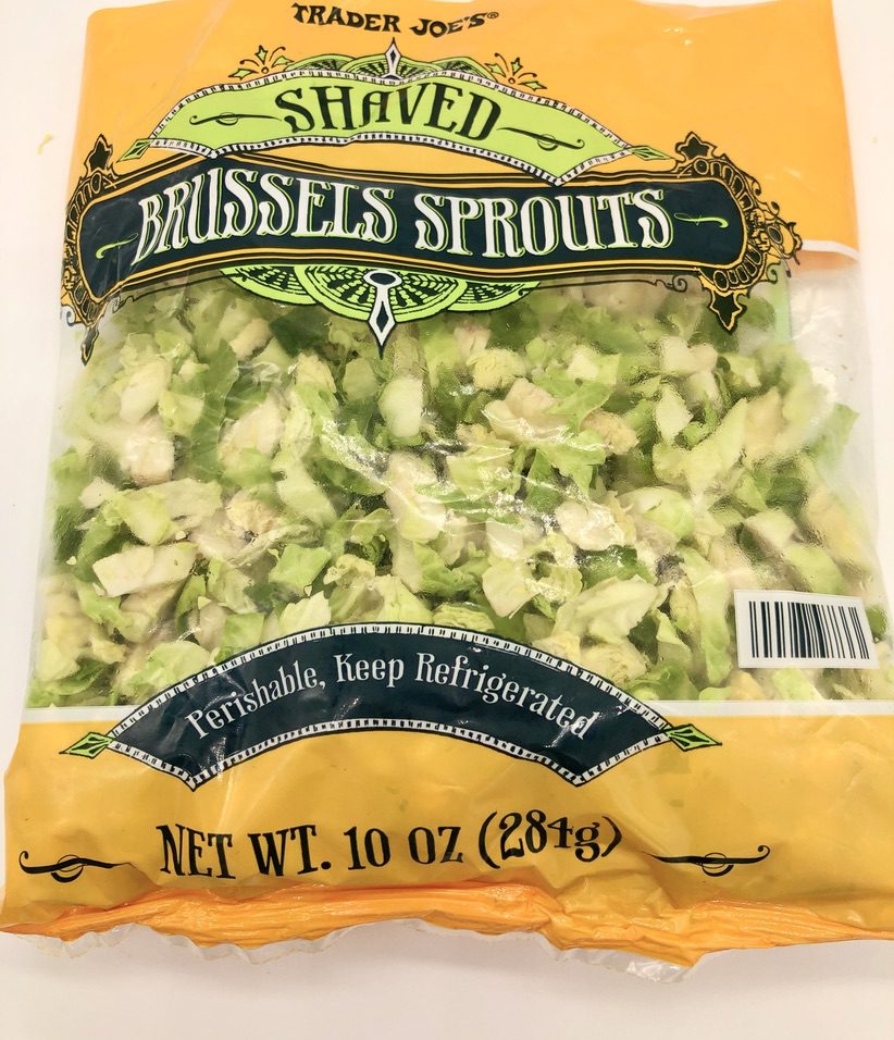 bag of shredded brussels sprouts