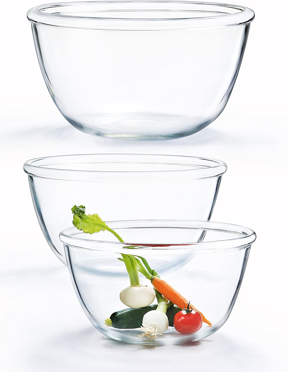 Glass Mixing Bowl Set