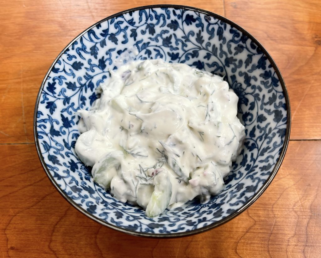 Combine all dill cream sauce ingredients together