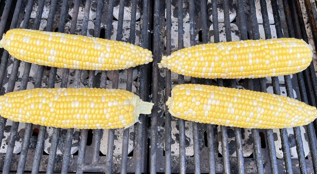 place corn directly on the grillll