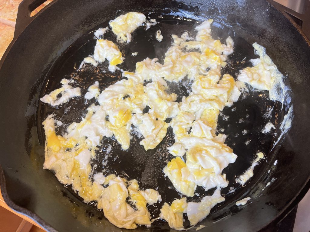 cook eggs for :30