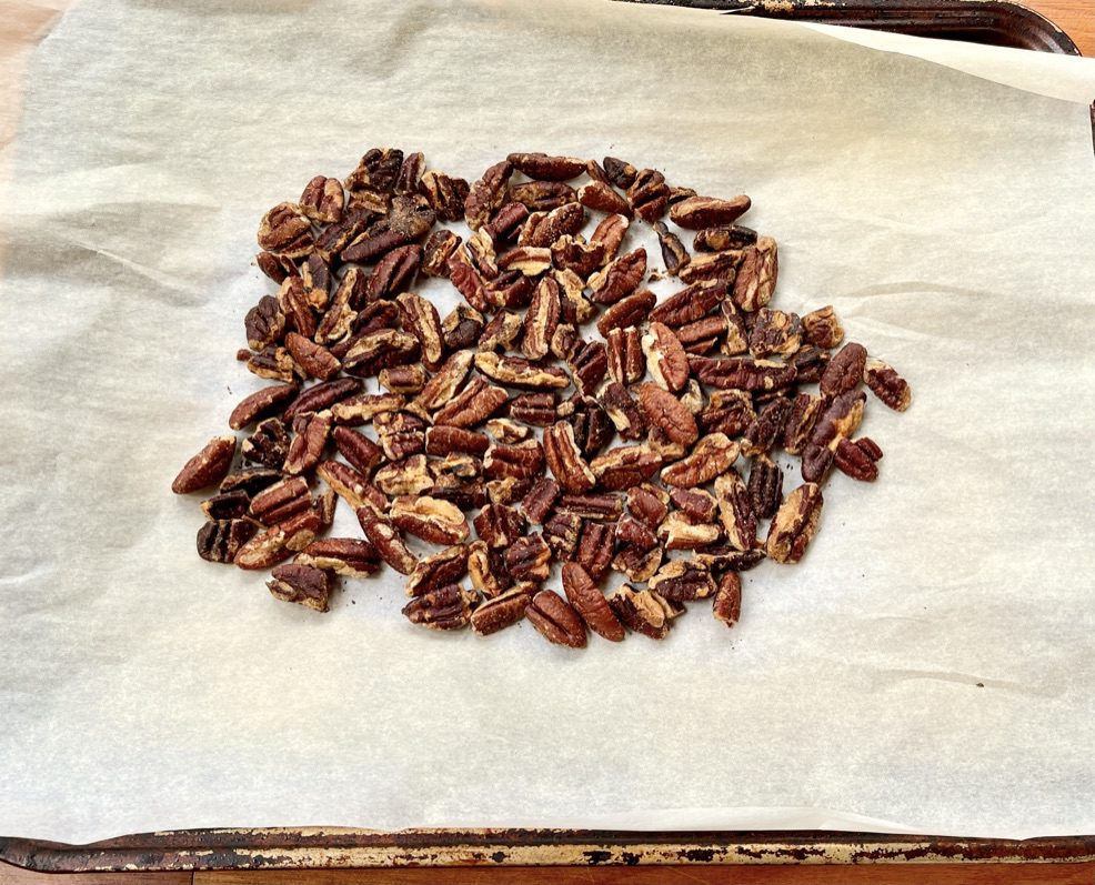 toasted pecan pieces