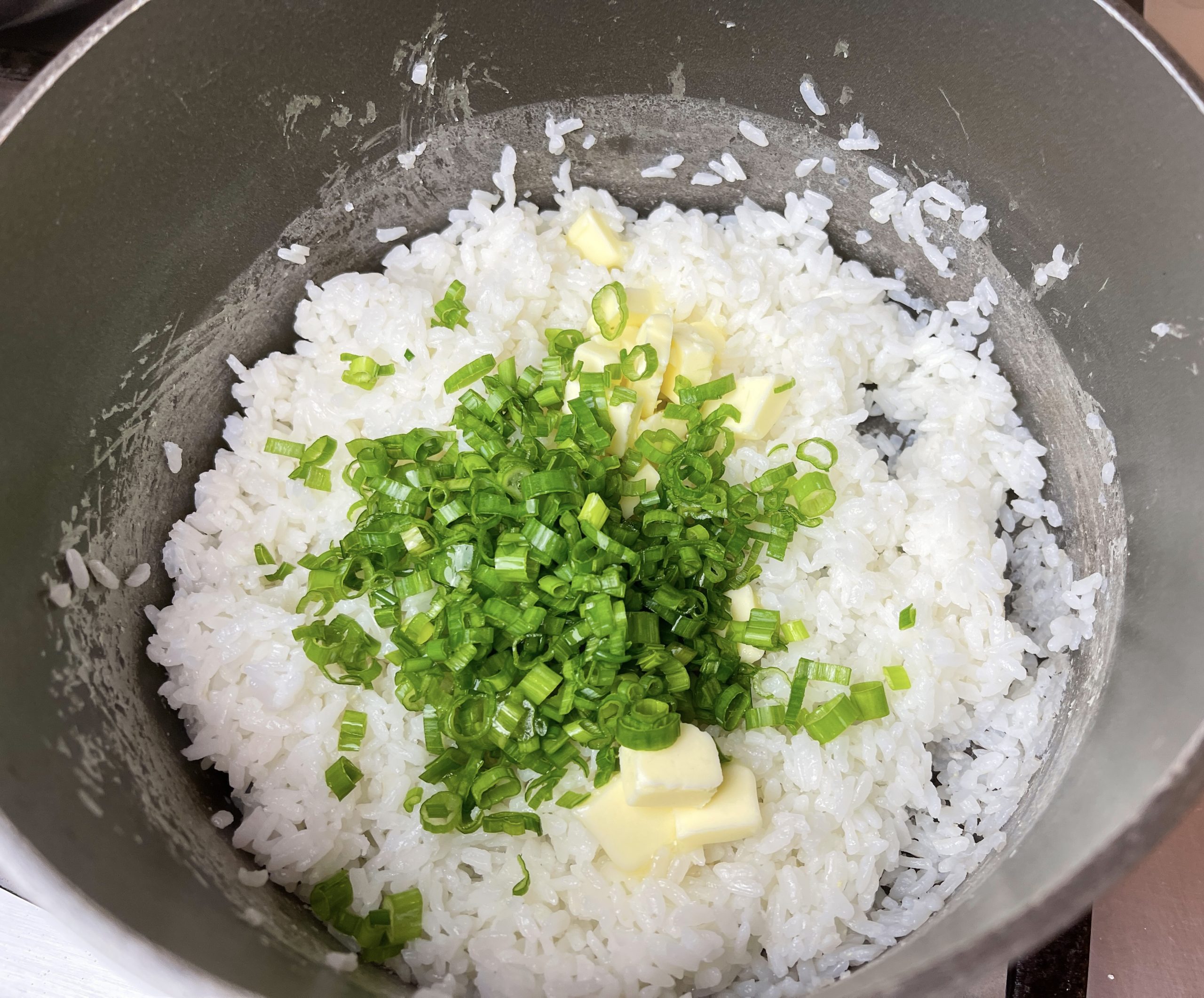 Salt & Pepper Fish with Scallion Rice – GF Chow