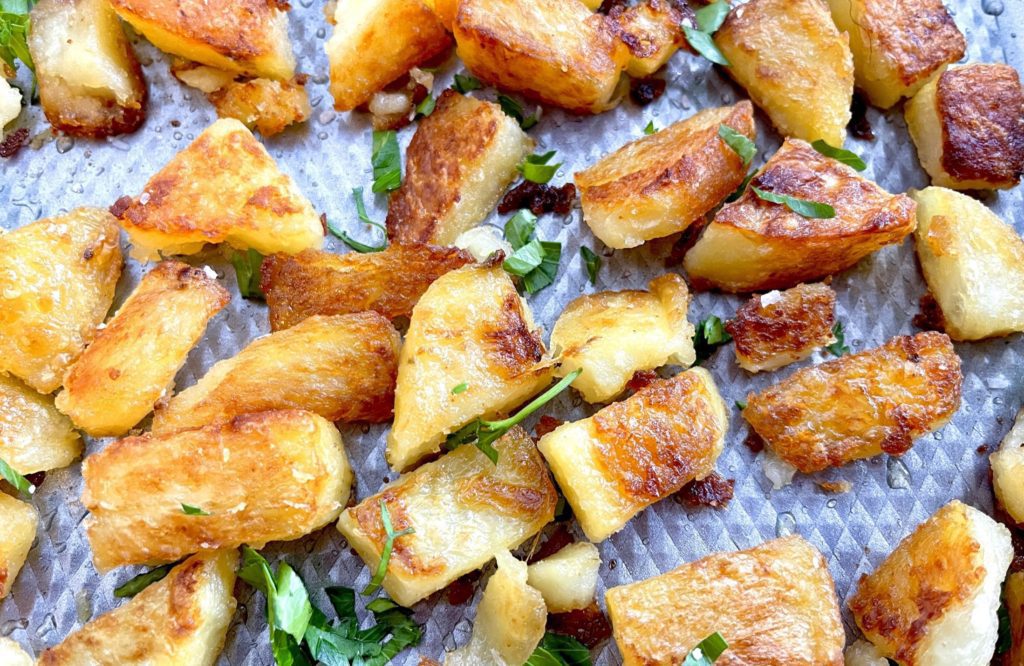 Crispiest Roasted Potatoes Ina Garten Gf Chow 1057