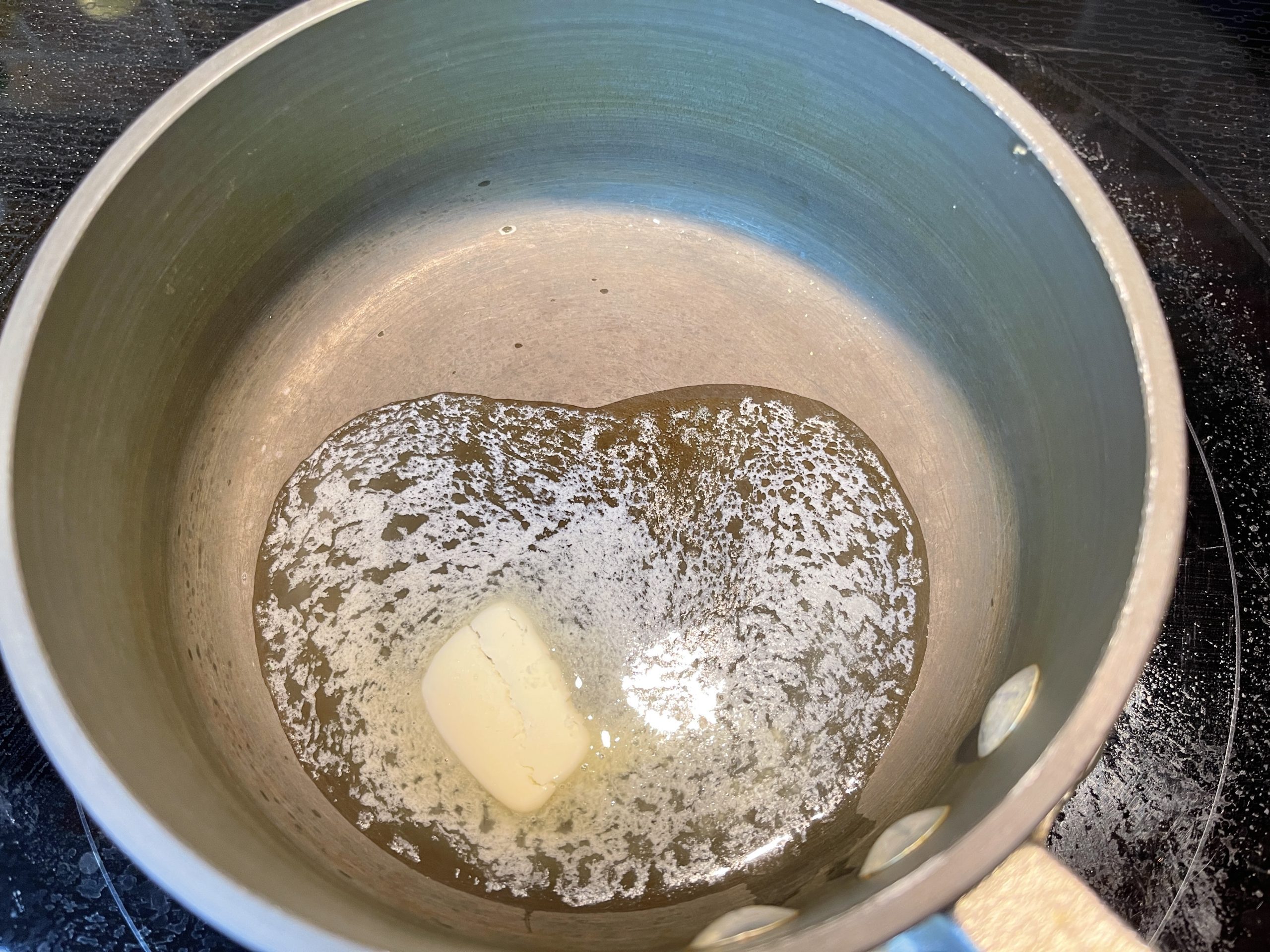 melt butter in a small saucepan