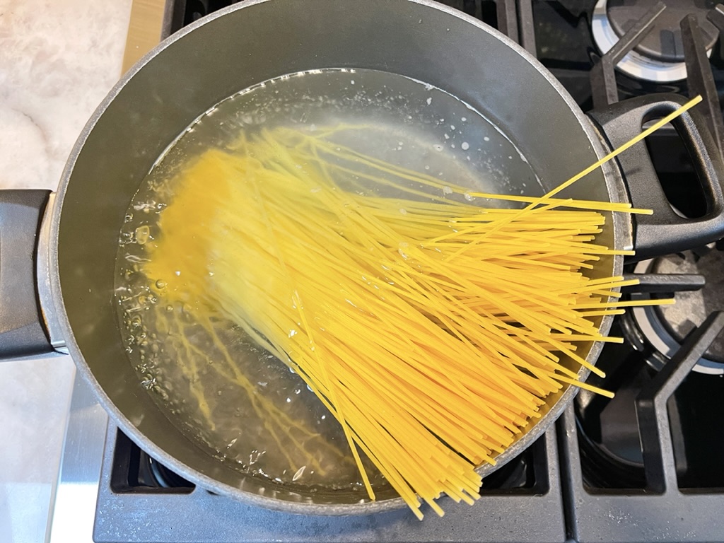cook gf spaghetti according to the al dente cooking directions