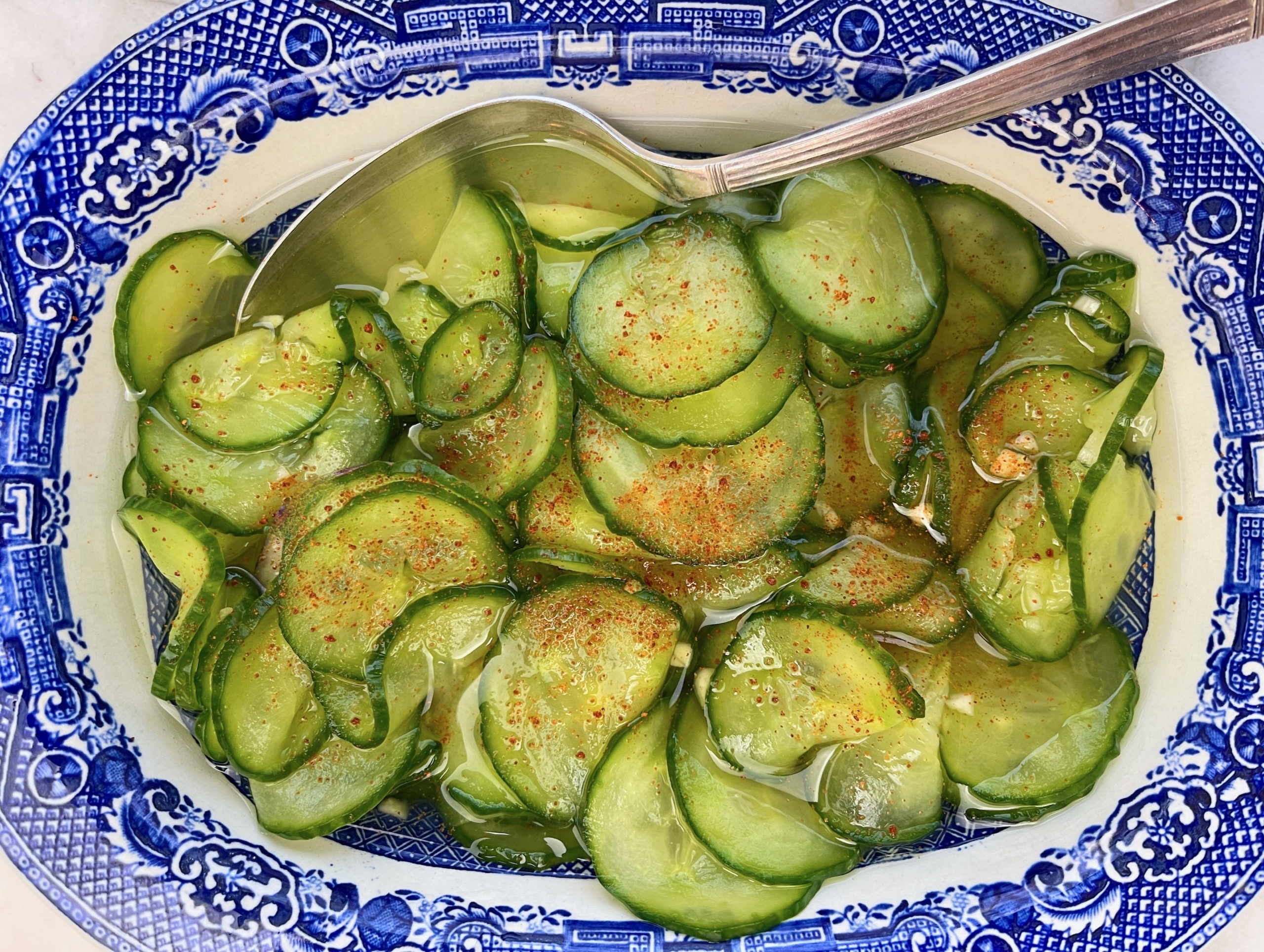 Classic Hungarian Cucumber Salad