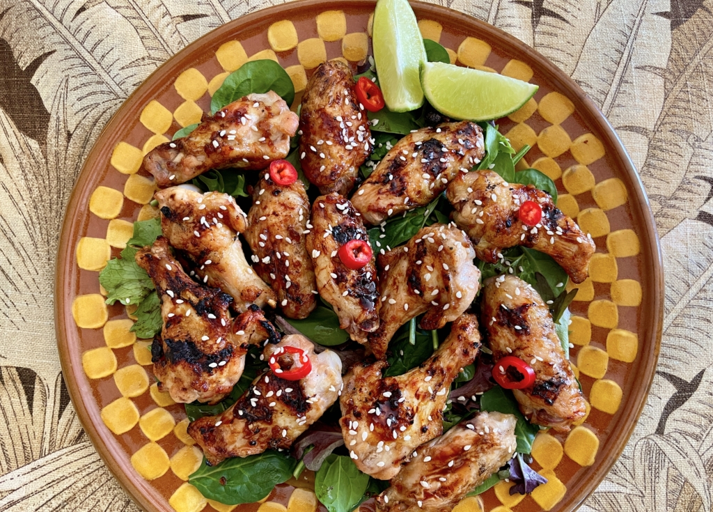 Grilled Sesame Lime Wings