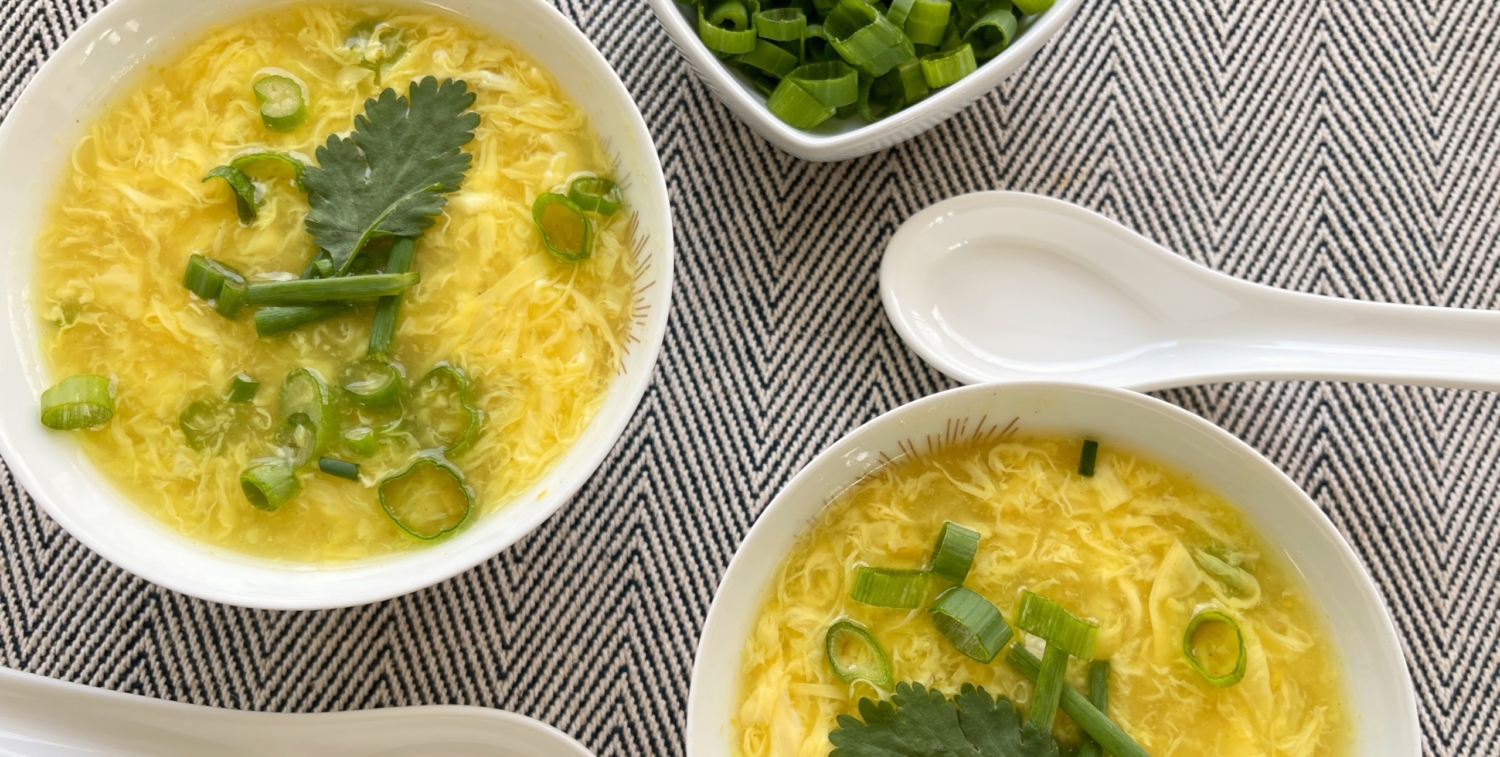 QUICK AND EASY EGG DROP SOUP