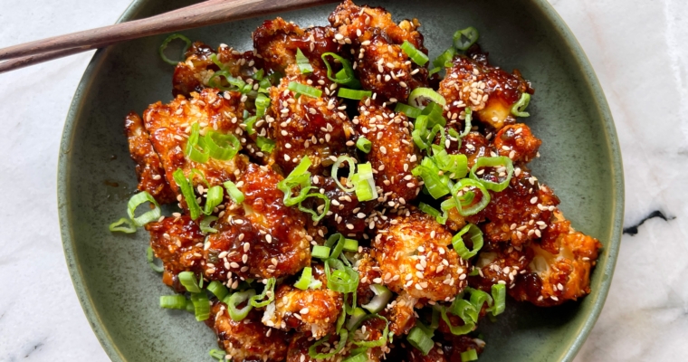 Saucy Crunchy Cauliflower Florets