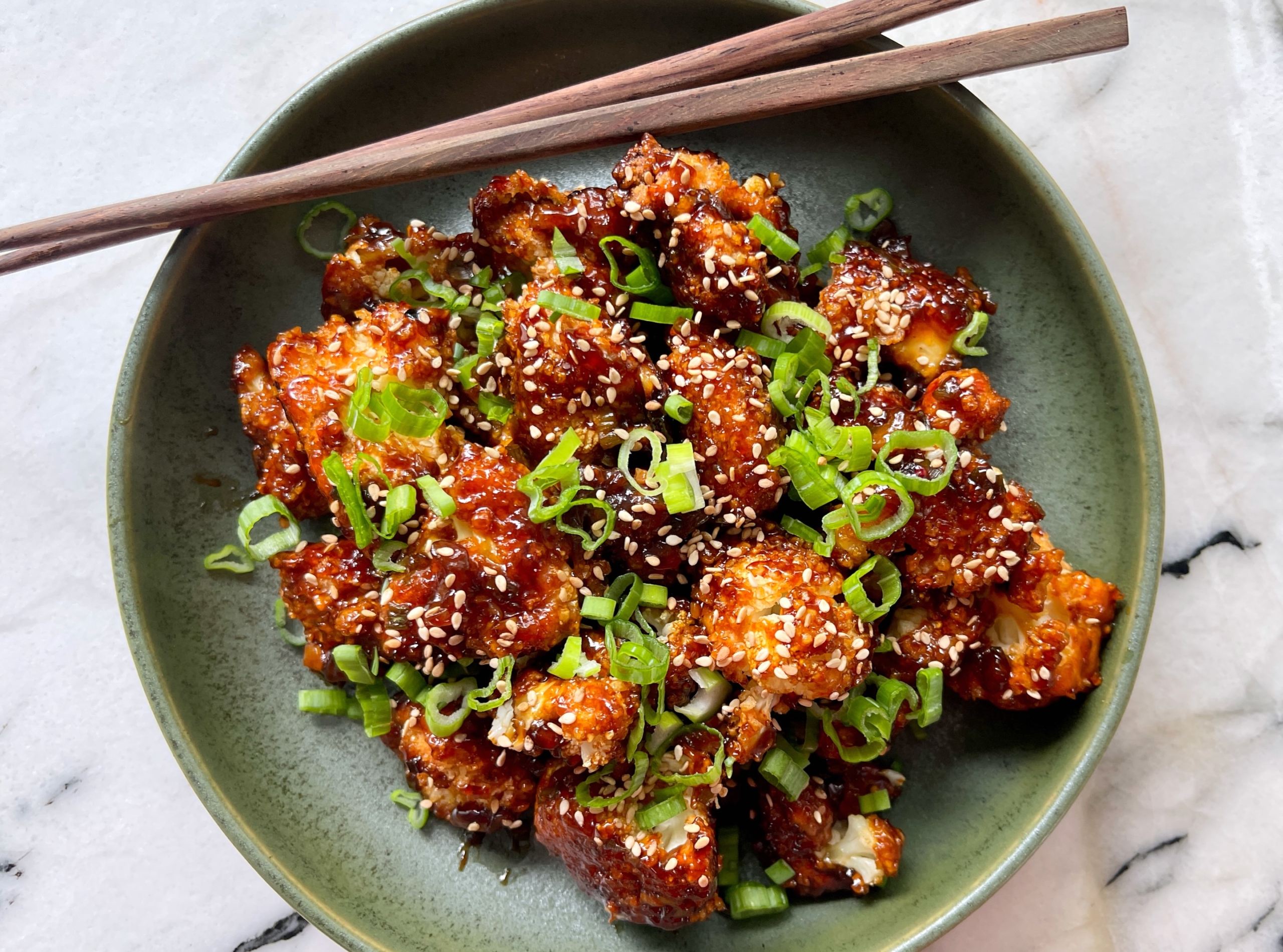 Saucy Crunchy Cauliflower Florets