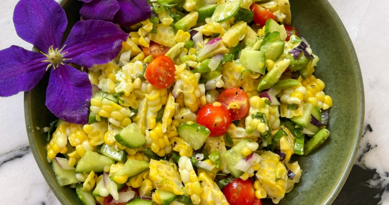 Corn salad with a Citrusy Vinaigrette