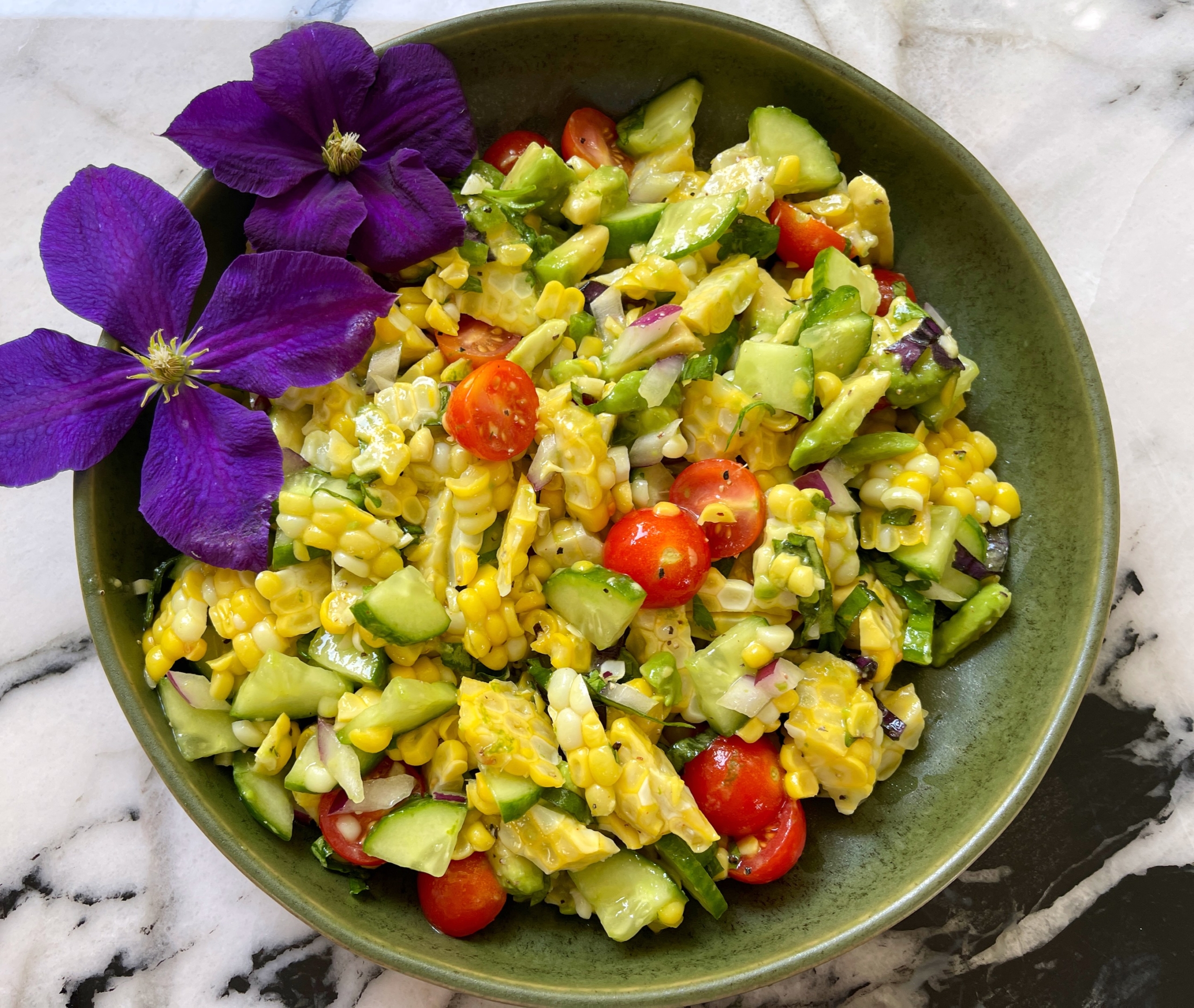 Corn salad with a Citrusy Vinaigrette