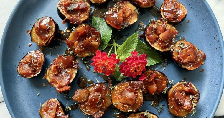 Candied Figs with Bacon