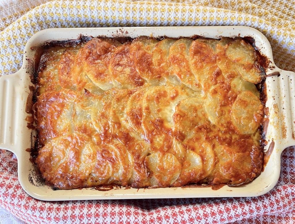 Cheesy Potato and Sweet Onion Gratin
Let gratin rest for 5 minutes and then serve.