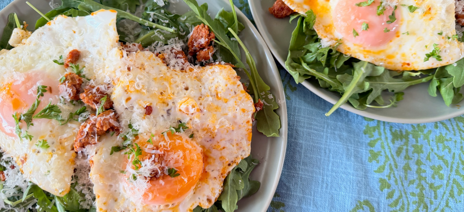 Chorizo, Eggs, and Parmesan