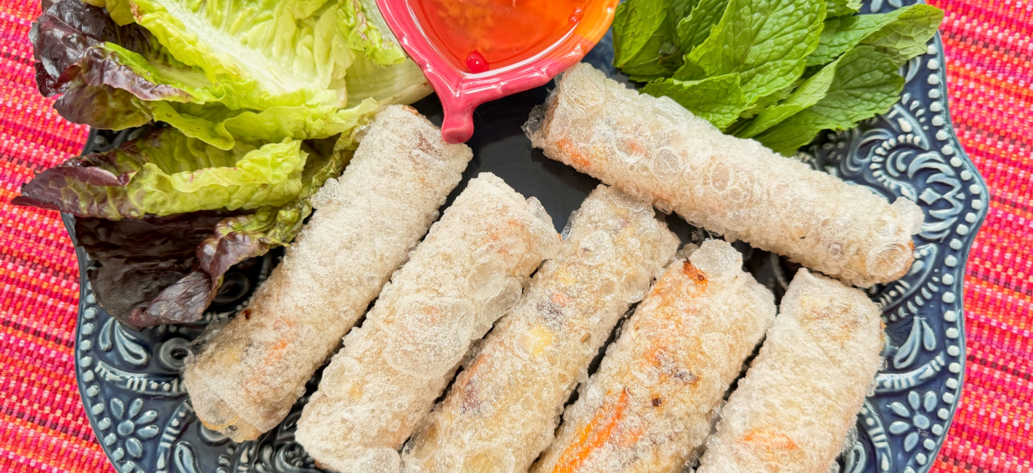 Crispy Rice Paper Spring Rolls